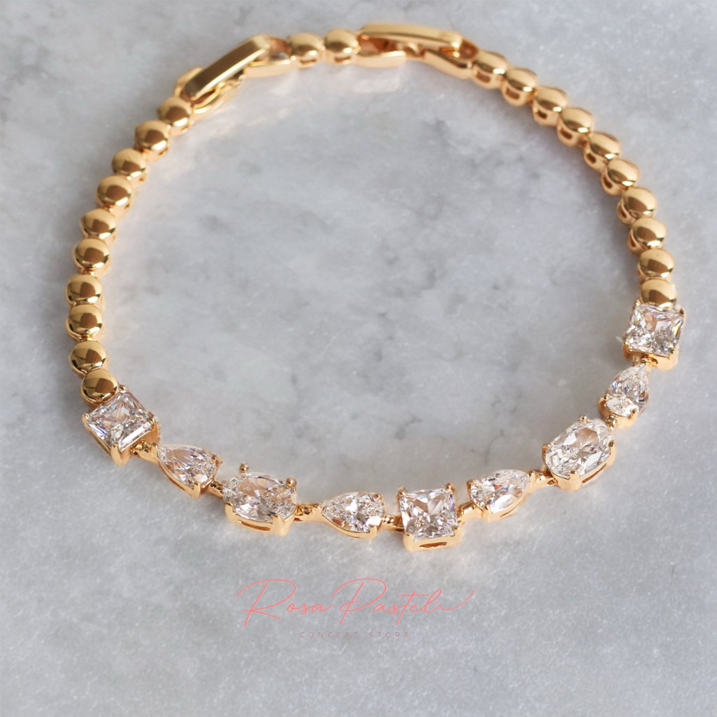Pulsera baño de oro