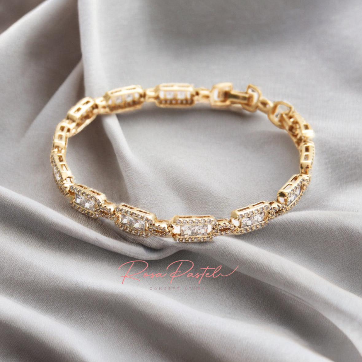 Pulsera en baño de oro 18k