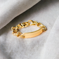 Esclava en baño de oro 18k