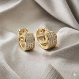 Arete en baño de oro 18k