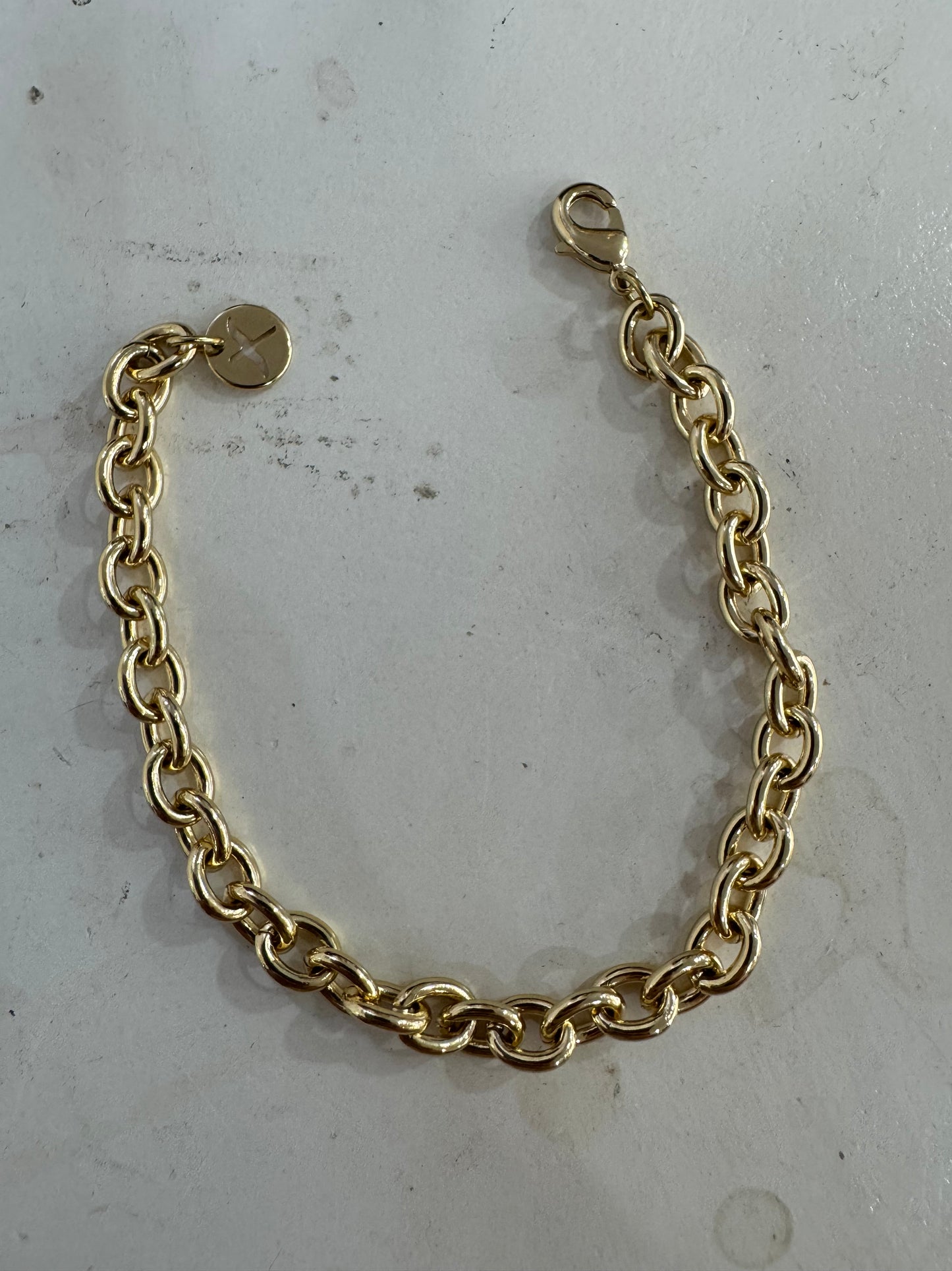 Pulsera en baño de oro 18k