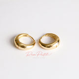 Aretes en baño de oro 18k