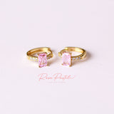 Arete en baño de oro 18k