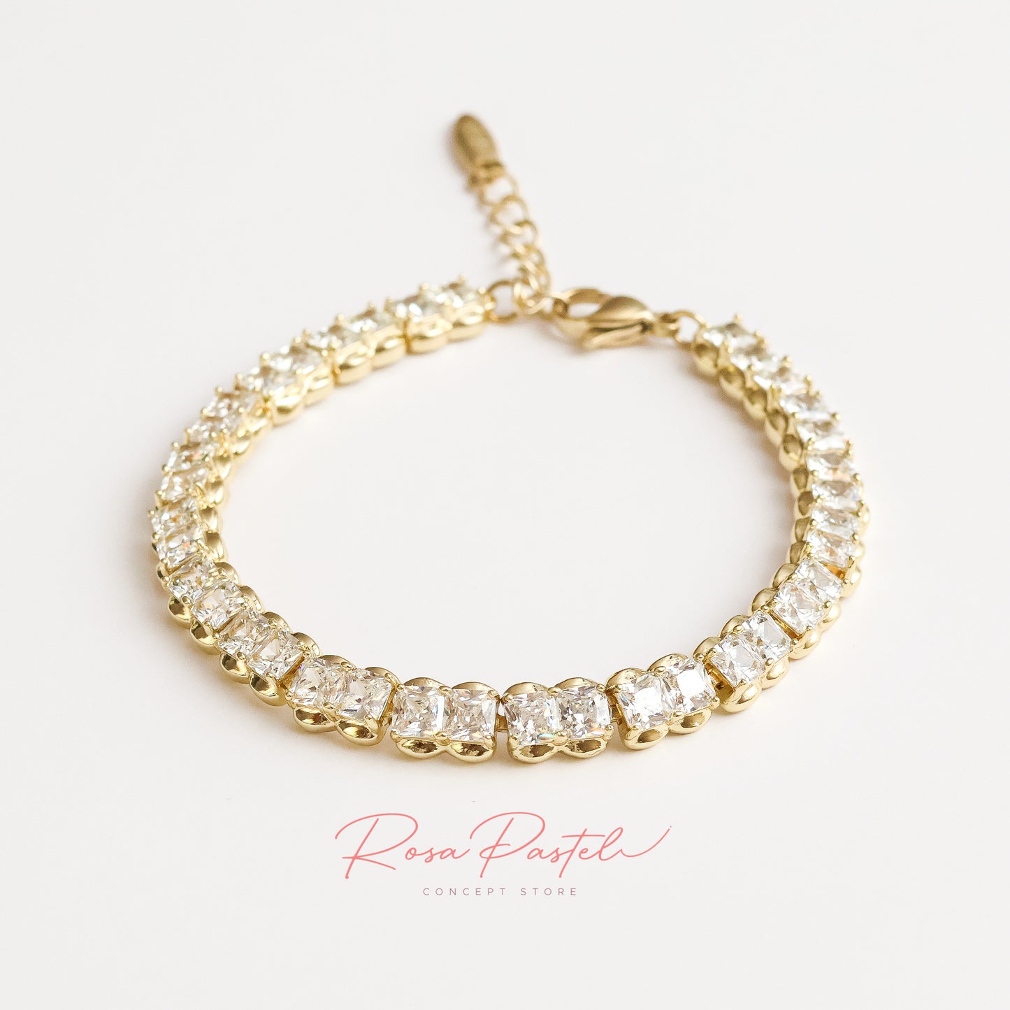 Pulsera en baño de oro 18k