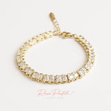 Pulsera en baño de oro 18k