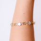 Pulsera baño de oro 18k