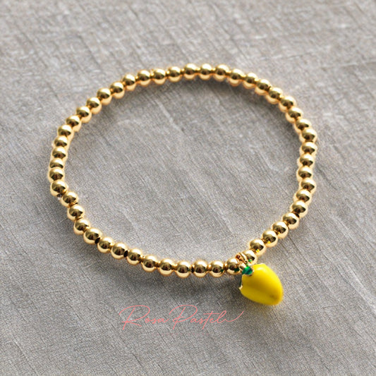 Pulsera en baño de oro 18k