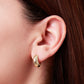 Arete en baño de oro 18k