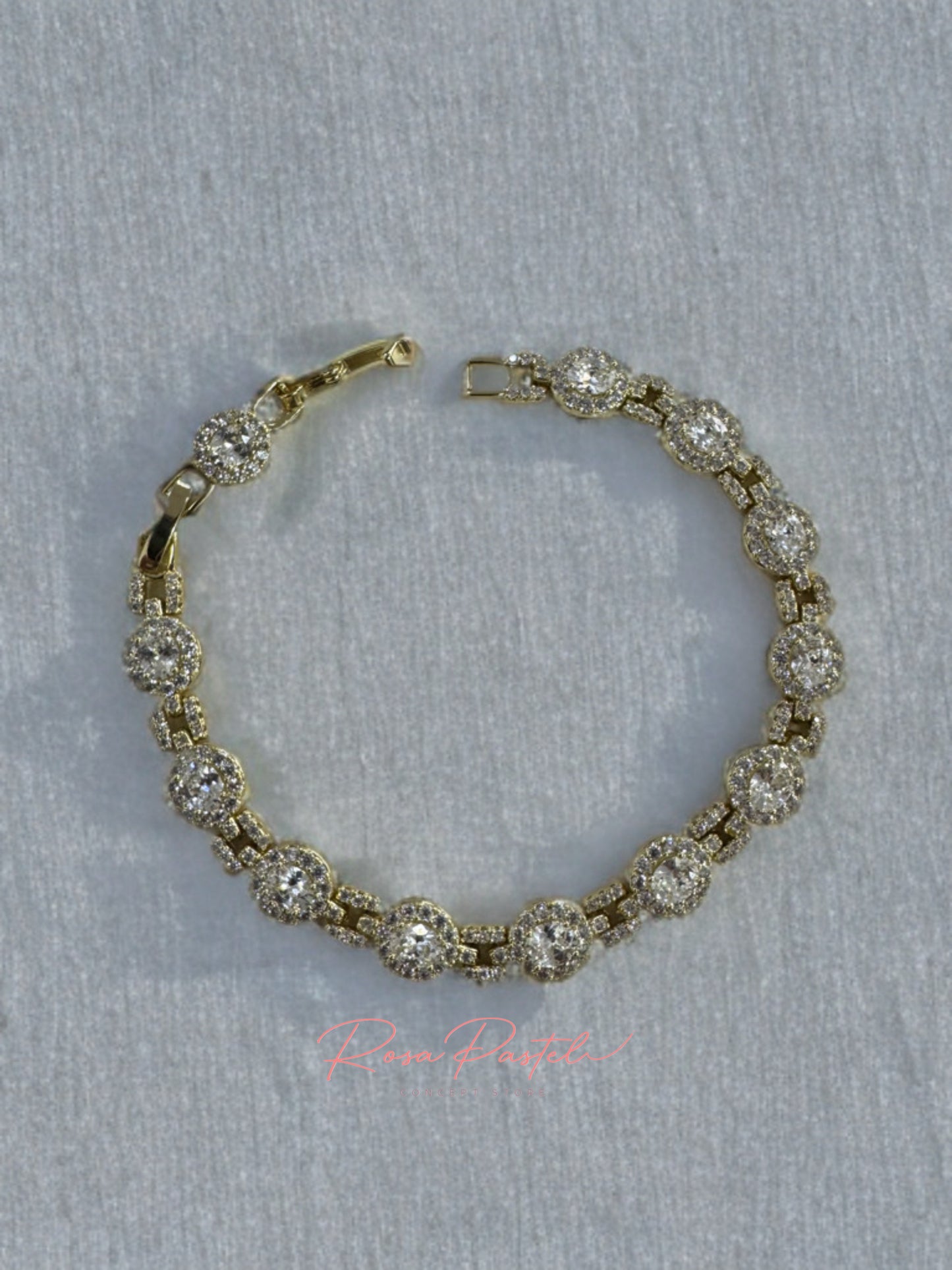 Pulsera en baño de oro 18k