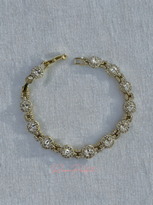 Pulsera en baño de oro 18k