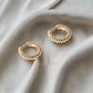 Arete en baño de oro 18k