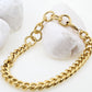 Pulsera en baño de oro