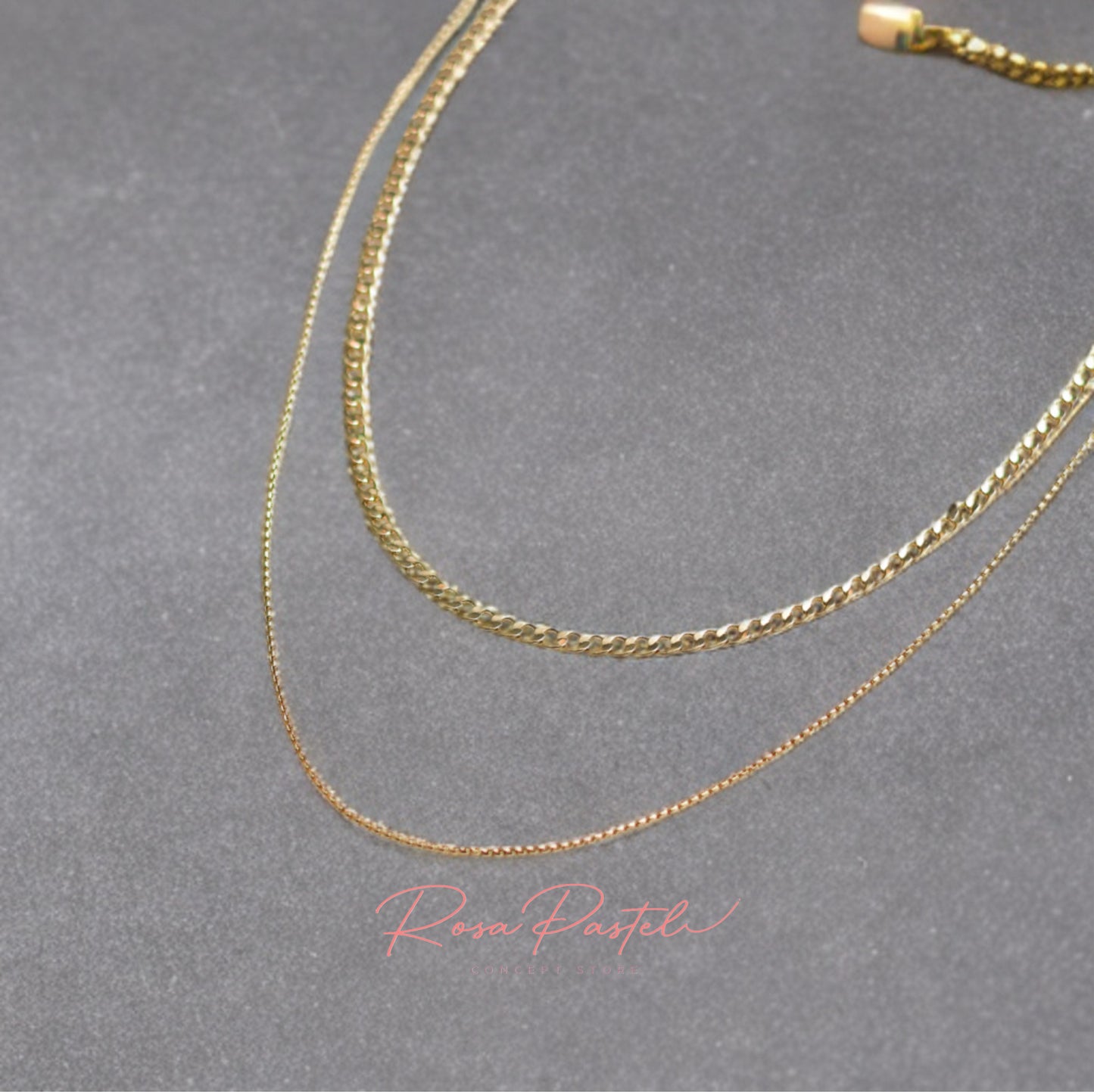Collar en baño de oro 18k