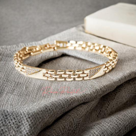 Pulsera en baño de oro 18k