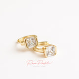 Aretes en baño de oro 18k