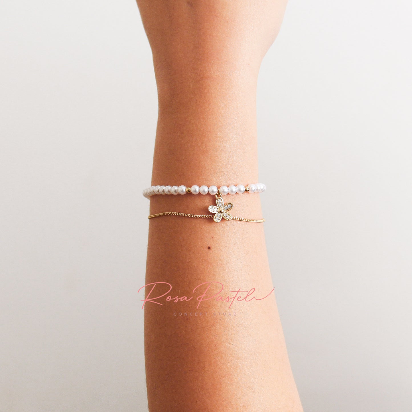 Pulsera en baño de oro 18k