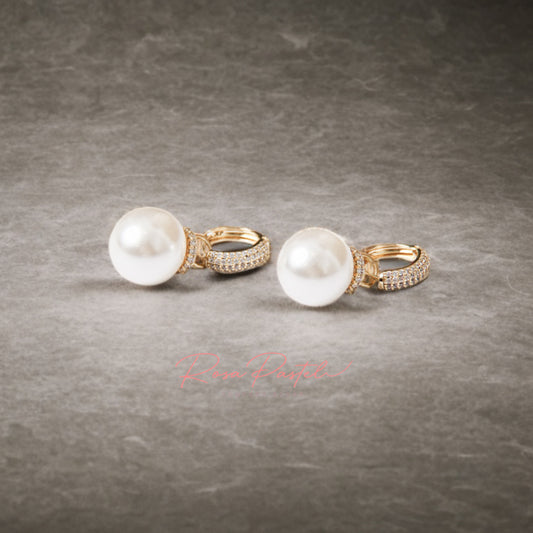 Arete en baño de oro 18k