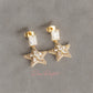 Arete en baño de oro 18k