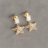 Arete en baño de oro 18k