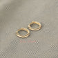 Arete en baño de oro 18k