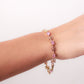 Pulsera  en baño de oro 18k