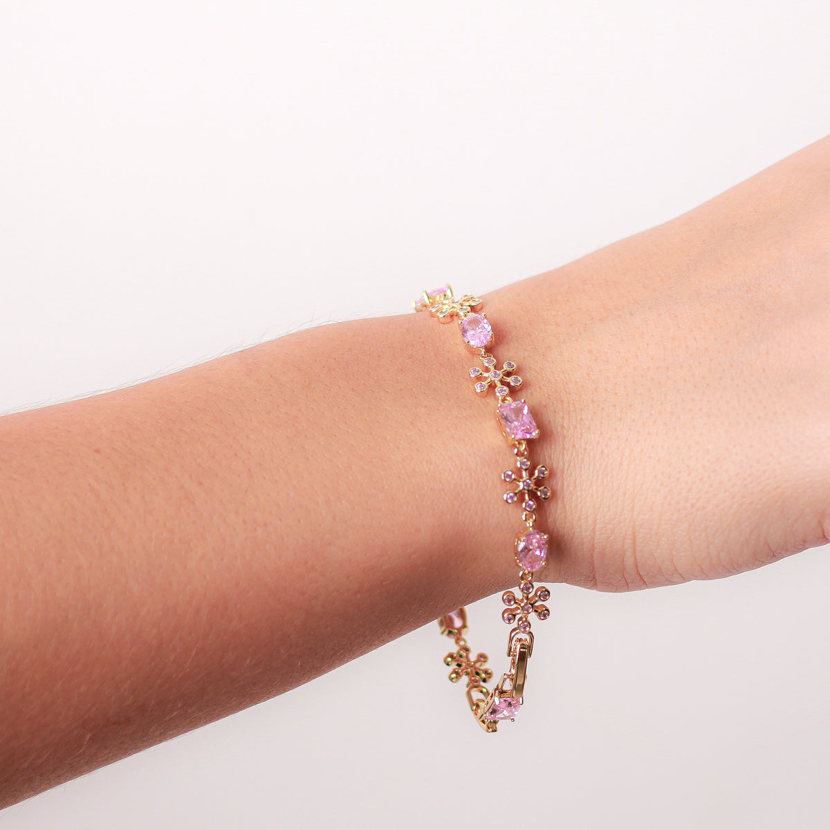 Pulsera  en baño de oro 18k