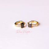 Arete en baño de oro 18k