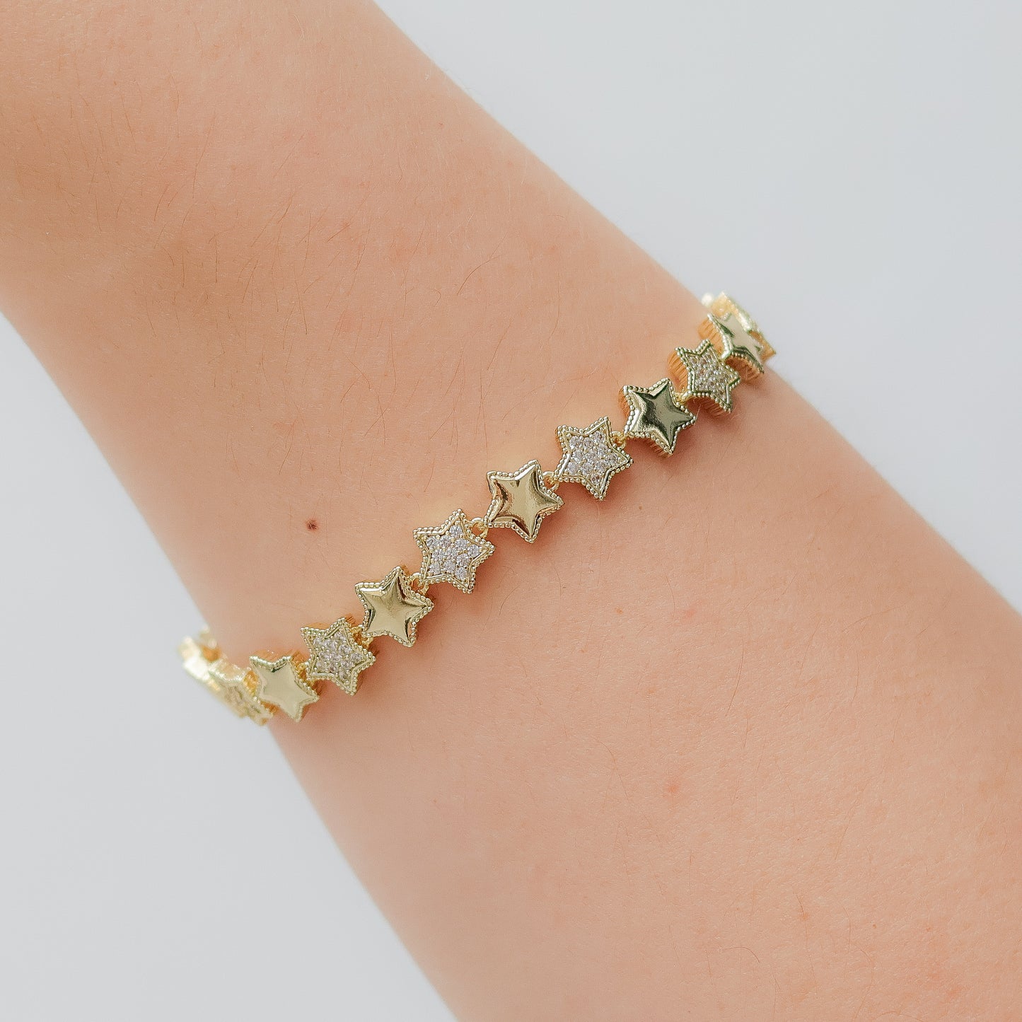 Pulsera en baño de oro 18k