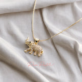 Collar en baño de oro 18k