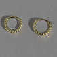 Aretes en baño de oro 18k