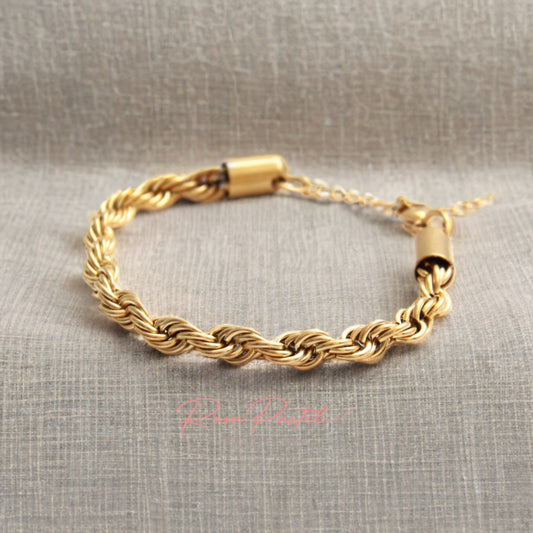 Pulsera en baño de oro