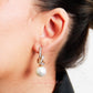 Arete en baño de oro 18k