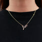 Collar en baño de oro 18k