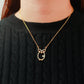 Collar baño de oro 18k