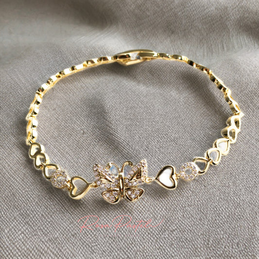 Pulsera baño de oro 18k