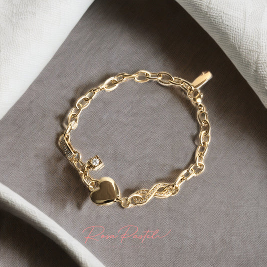 Pulsera en baño de oro 18K