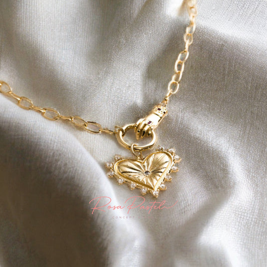Collar en baño de oro 18k