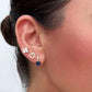 Aretes en baño de oro 18k