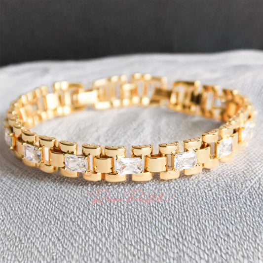 Pulsera en baño de oro 18K