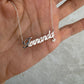 Cadena personalizada de plata
