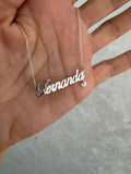 Cadena personalizada de plata
