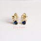 Aretes en baño de oro 18k