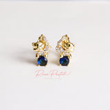 Aretes en baño de oro 18k