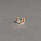 Arete en baño de oro 18K