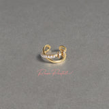 Arete en baño de oro 18K