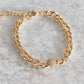 Pulsera baño de oro