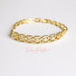 Pulsera baño de oro 18k