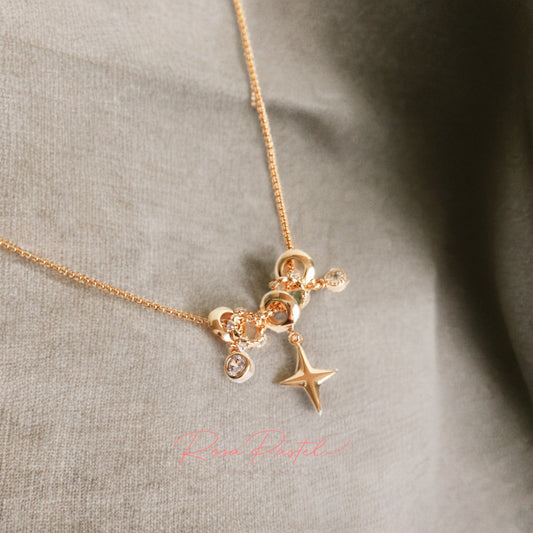 Collar en baño de oro 18k