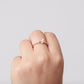 Anillo en baño de oro 18 k