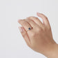 Anillo en baño de oro 18 k